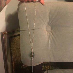 Silver Swarovski Pendant Necklace